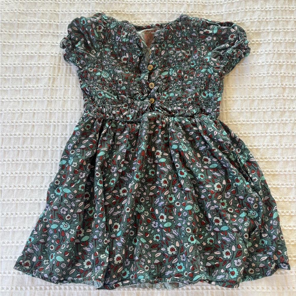 Cat & Jack Floral Print Multi-color Dress Size 4/5